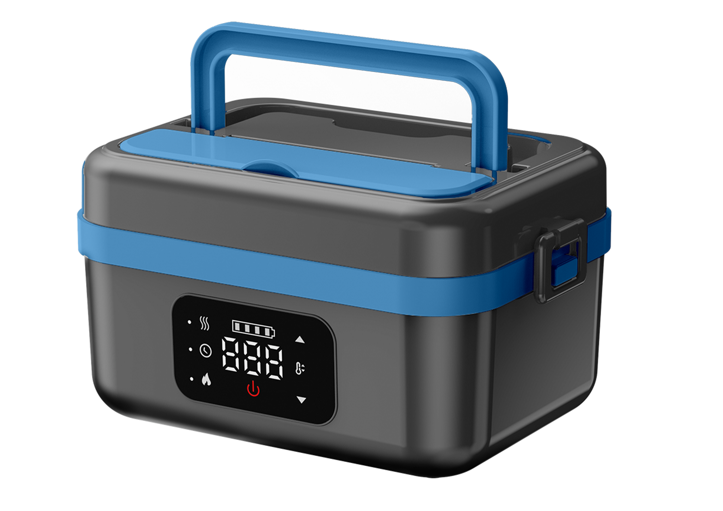 Efun Cordless Electric Lunch Box for Adults, 16000mAh Rechargeable Auto Heated Lunch Box, 1L Portable Self-Heating Food Warmer for Office, Picnic, Car & Outdoor Use