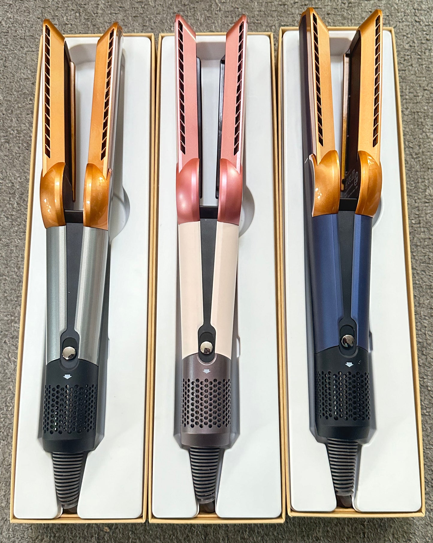 Hair Straightener - 2 in 1 Wet to Dry Hair Dryer and Straightener with High-Speed Airflow + Rapid Heat-Up + Customizable Temperature  & Auto Shut-Off + No Heat Damage for All Hair Types
